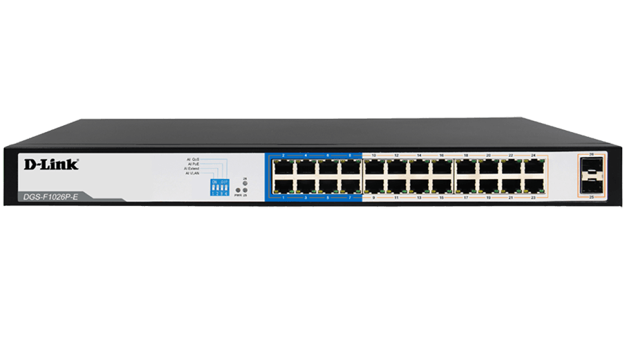 Dlink 24+2 Port POE Switch DGS-F1026P-E