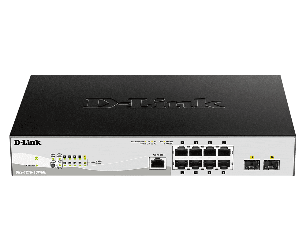 Dlink 10 Port Network Switch DGS-1210-10