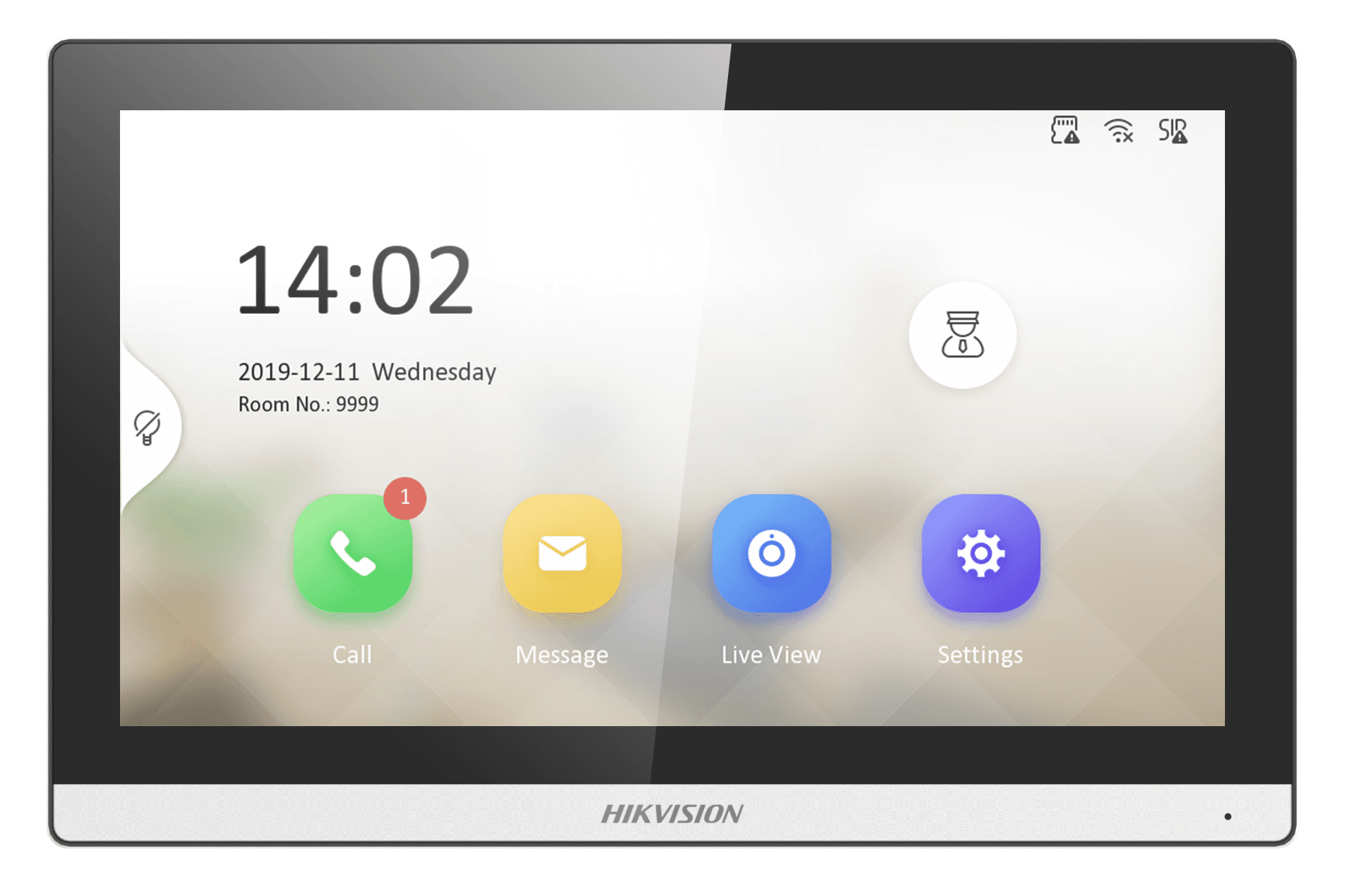 Hikvision IP VDP Indoor Station 7 inch Touch DS-KH6350-TE1