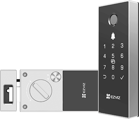Ezviz Smart Rim Lock DL03 Pro CS-DL03-R100-WBCP-GR