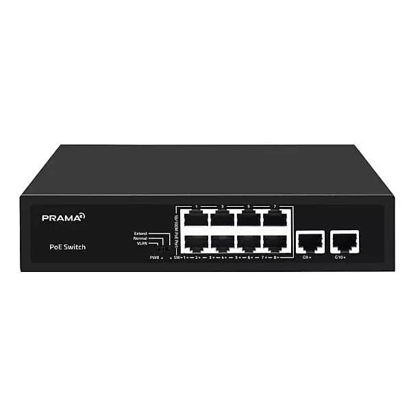 Prama 8+2 Port POE Switch PT-SW3U10P-E