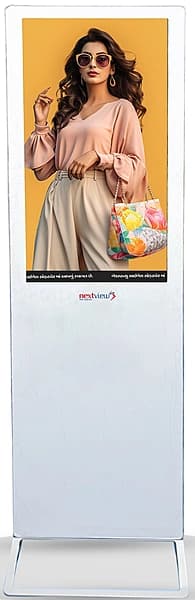 Nextview 32 Inch Digital Signage Floormount White NVSG32BFL