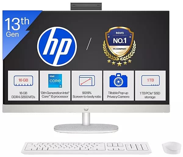 Hp 27 Inch All-in-One Desktop i5/13th/16GB/1TB